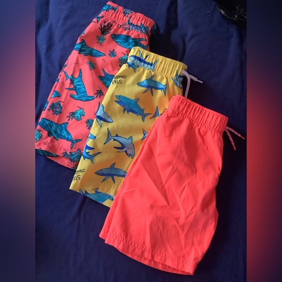 Old Navy Bright Coral Swim Trunks - Picture 1 of 4